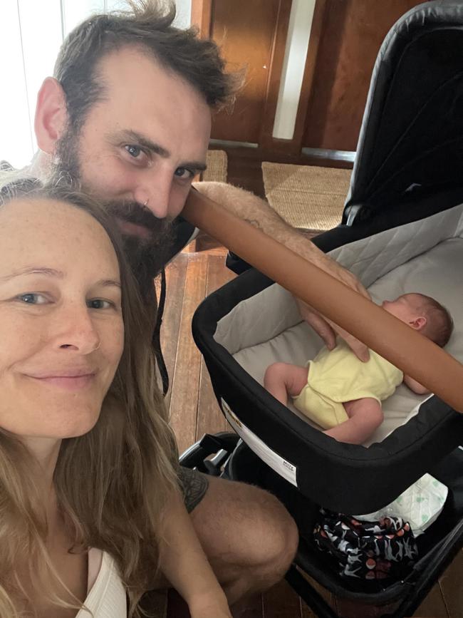 Clare Kearney said her birth story was straight out of a rom-com. Picture: Supplied