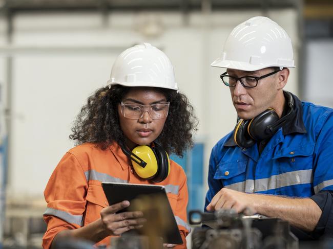 Generic jobs, manufacturing, trades Picture: Getty Images