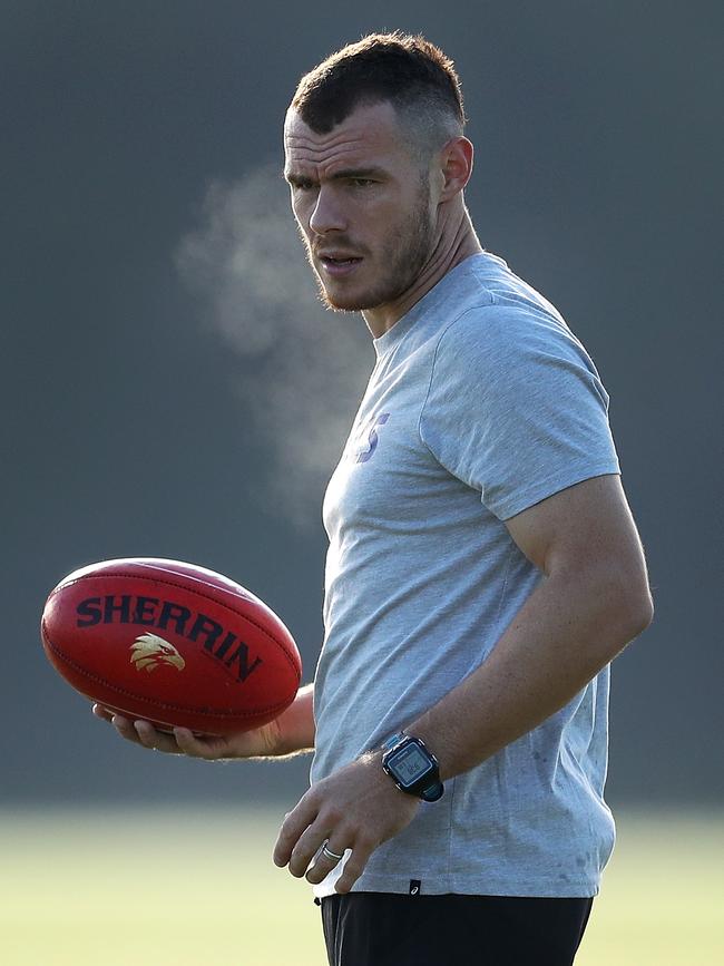 Eagles player Luke Shuey at training this week. Picture: Getty