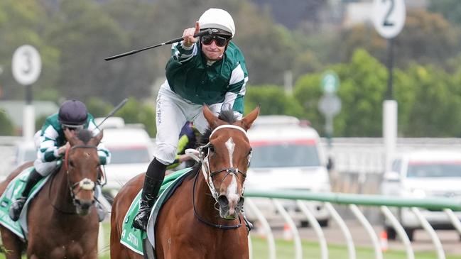 James McDonald is gearing up for a bumper spring aboard mighty mare Via Sistina. Picture: Getty Images