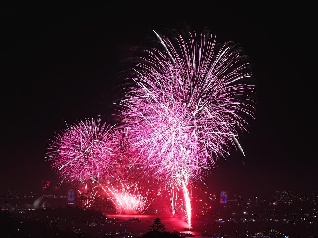 The 9pm NYE Fireworks seen from Dover Heights Pictures: Toby Zerna