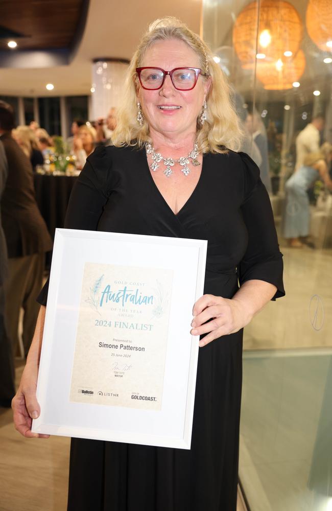 Simone Patterson at the Gold Coast Australian of the Year Awards 2024 at Skypoint Q1 for Gold Coast at Large. Picture, Portia Large.