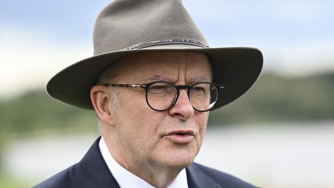 Anthony Albanese in Canberra on Friday. Picture: NCA NewsWire / Martin Ollman