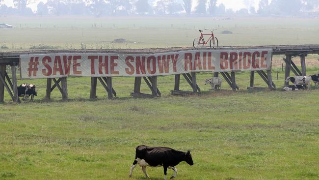 The Snowy Rail Bridge. Picture: Alex Coppel