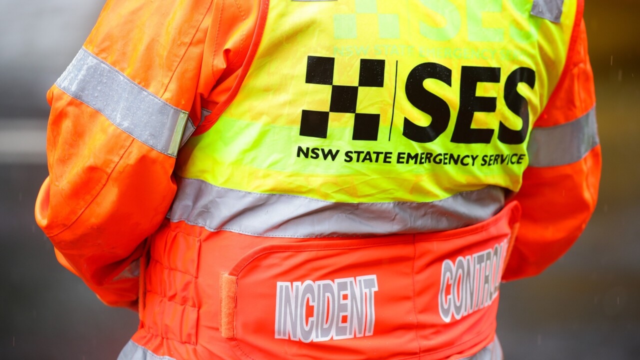 NSW Premier Dominic Perrottet attends SES floods briefing