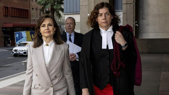 Lisa Wilkinson entering the Federal Court on Friday. Picture: NCA NewsWire / Monique Harmer.