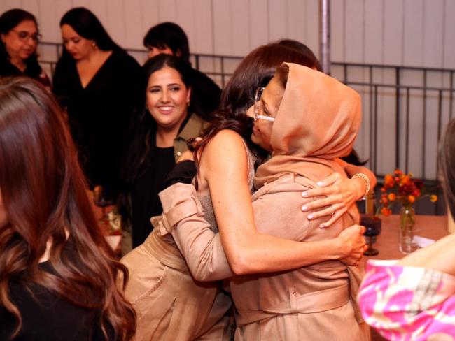 Markle has opened up about the “heartfelt dinner” she threw for Afghan women with their partner organisation, Mina’s List. Picture: The Archewell Foundation via Getty Images