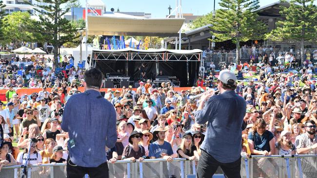 Hot Potato live at the Caloundra Music Festival 2019. Picture: John McCutcheon