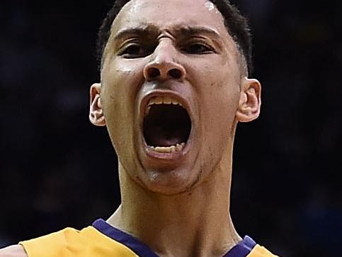 BATON ROUGE, LA - JANUARY 05: Ben Simmons #25 of the LSU Tigers reacts to a dunk against the Kentucky Wildcats during the second half of a game at the Pete Maravich Assembly Center on January 5, 2016 in Baton Rouge, Louisiana. LSU defeated Kentucky 85-67. Stacy Revere/Getty Images/AFP == FOR NEWSPAPERS, INTERNET, TELCOS & TELEVISION USE ONLY ==