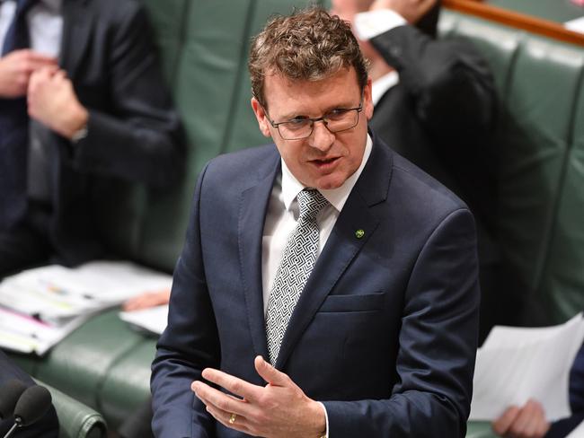 Minister for Citizenship and Multicultural Affairs Alan Tudge said the survey only related to Senator Hansen’s legislation. Picture: Mick Tsikas