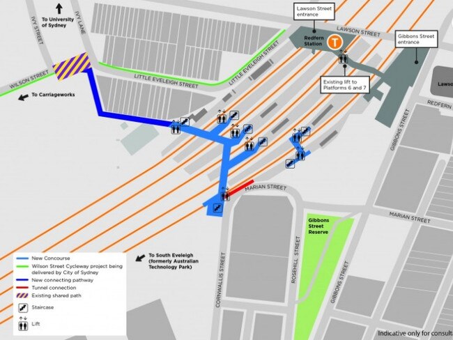 Option 4 focuses on the Marion St side. Picture: Transport for NSW