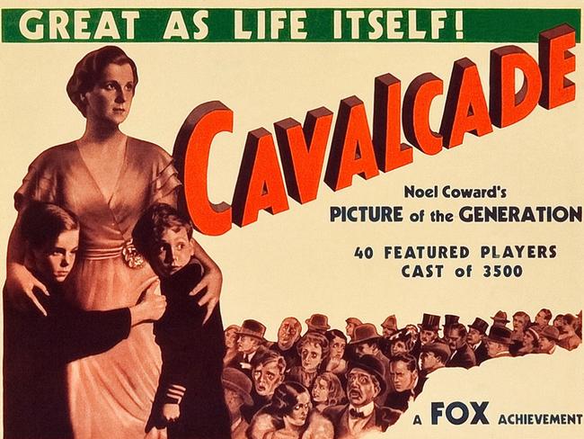 Cavalcade won three Oscars including Best Picture and Best Director. Picture: Fox