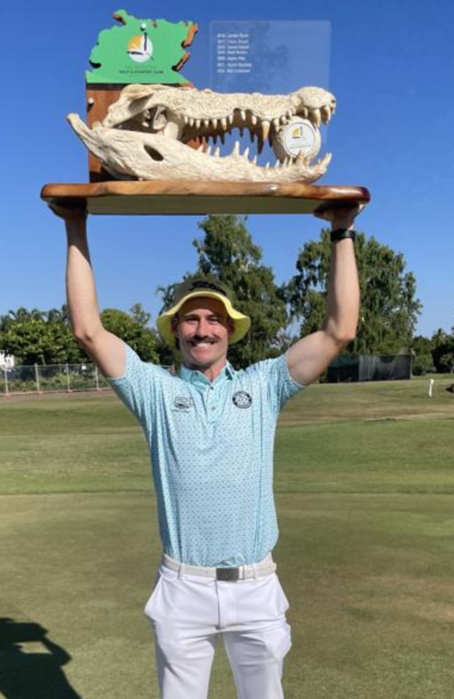 NT PGA Championship winner Daniel Gale. Picture: Max Hatzoglou