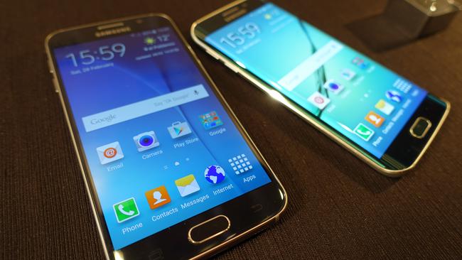 Redesign ... Samsung's Galaxy S6 and Galaxy S6 Edge smartphones offer a fresh look.