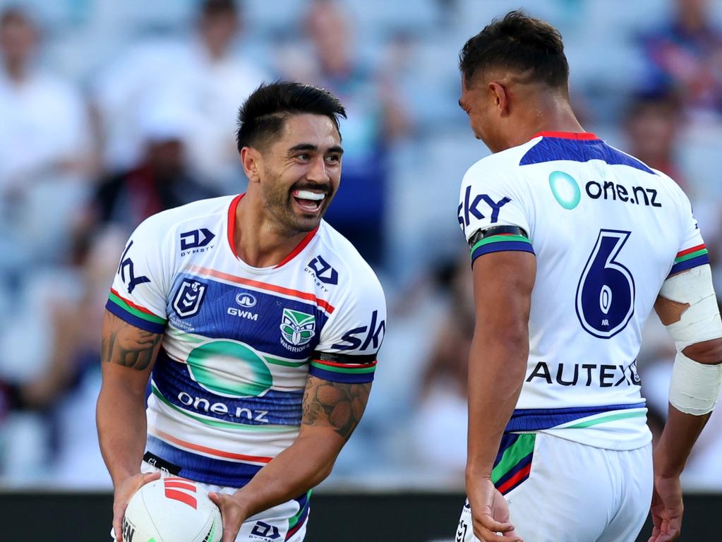 Shaun Johnson and Te Maire Martin have struggled to compliment each other this season. Picture: Mark Metcalfe/Getty Images