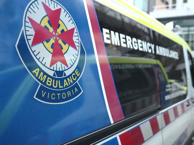 MELBOURNE, AUSTRALIA - NewsWire Photos SEPTEMBER 6, 2022. Ambulance and Paramedics are seen at Melbourne's Royal Melbourne Hospital., Picture: NCA NewsWire / Luis Enrique Ascui