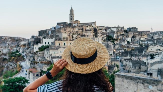 9/11 Most  spectacular:  Sassi di Matera,   Basilicata   The UNESCO-listed ancient cave dwellings of Matera date back to the Palaeolithic period and are thought to be among the first human settlements in Italy. Sassi di Matera is made up of two ancient “cave” neighbourhoods, carved out of limestone into the ravine, and wandering its jumbled staircases is a humbling experience. Sleep in a cave at B&B Le Dodici Lune and avoid visiting in the scorching summer months. 
