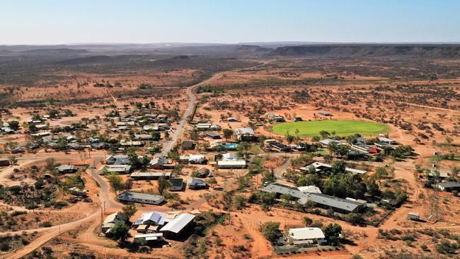 The NT town of Santa Teresa, known in Arrernte language as Ltyentye Apurte, where Morton grew up.