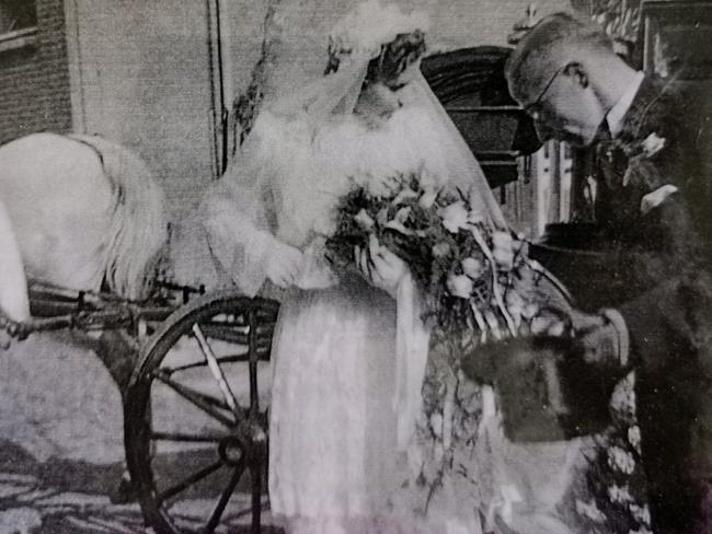 Catherina and John van der Linden on their wedding day – August 1940. Picture: supplied by family