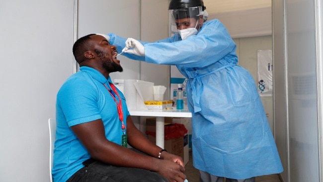 A virologist and his team found the variant was responsible for all of 77 of the virus samples collected from Gauteng collected over an eight day period between November 12 to 20. Picture: Luke Walker/Getty Images