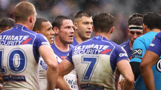 Josh Jackson dejected after a Panthers try during the round two. Photo by Mark Kolbe/Getty Images