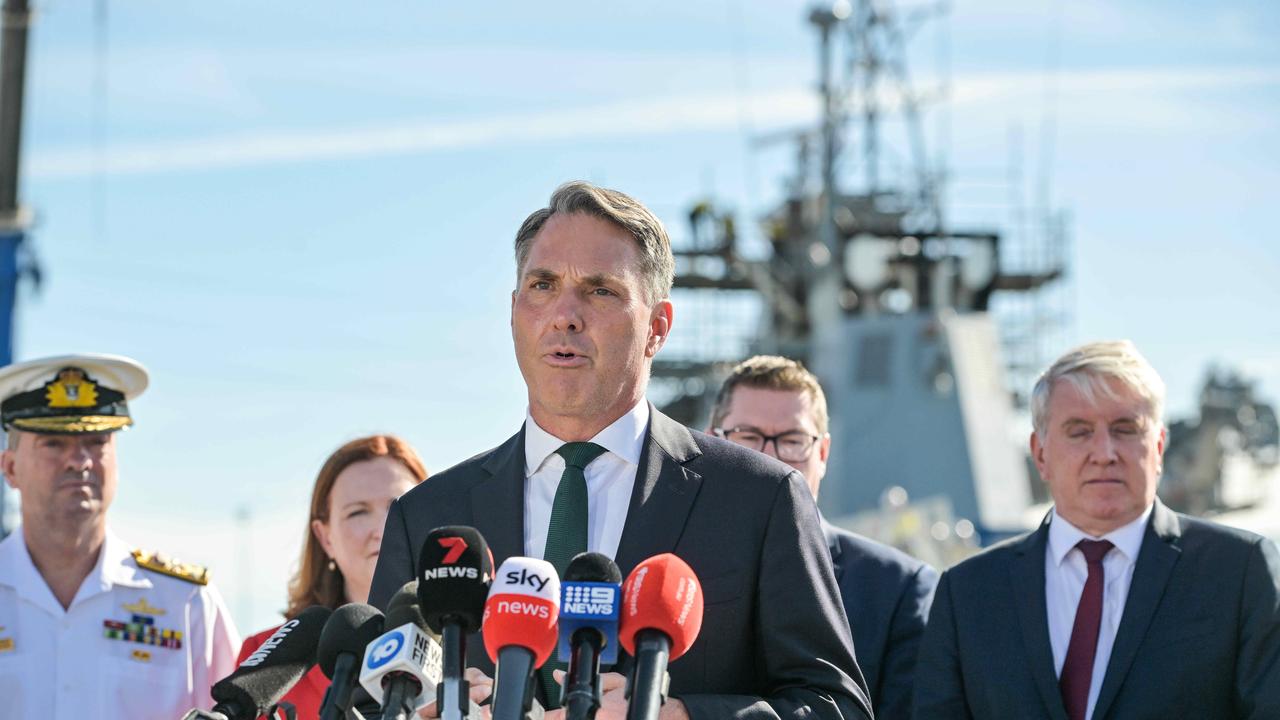 Defence Minister Richard Marles said Australia was working closely with the US to advance military capability. Picture: NCA NewsWire / Brenton Edwards