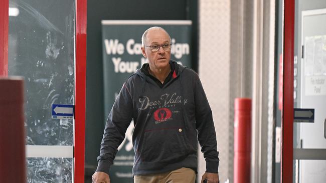 PwC’s former chief executive, Tom Seymour, out shopping. Picture: Lyndon Mechielsen