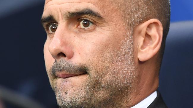 Manchester City's Spanish manager Pep Guardiola.
