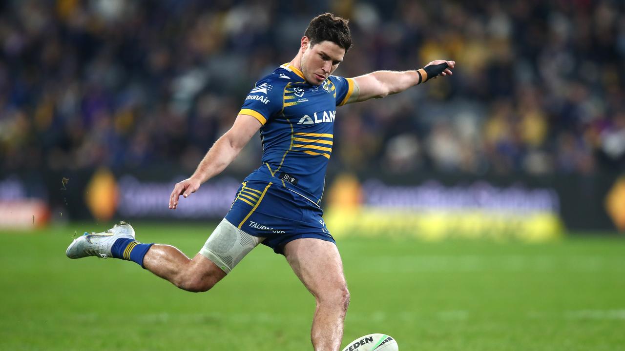 Mitchell Moses of the Eels. Photo by Jason McCawley/Getty Images