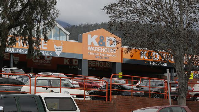 The K&amp;D hardware store in Murray St, Hobart. Picture: MATHEW FARRELL