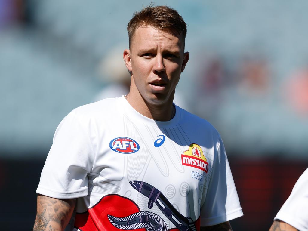 James Harmes copped a one-match suspension. Picture: Dylan Burns/AFL Photos via Getty Images