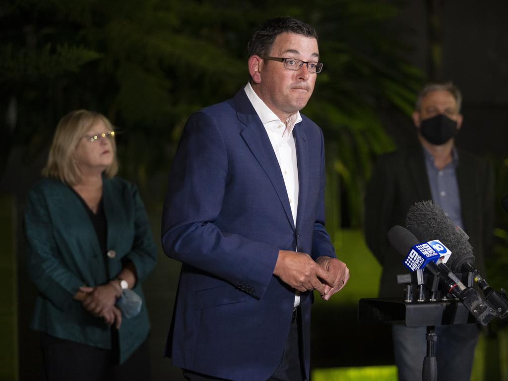 Premier Daniel Andrews and Minister for Health and Aged Care Martin Foley.