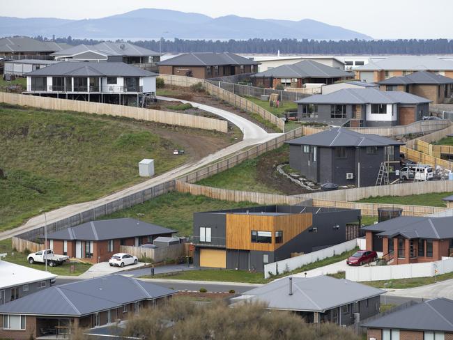 A new homes neighbourhood in Sorell.