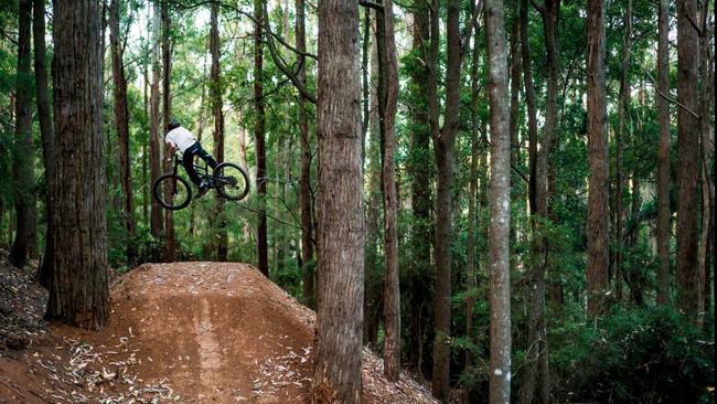 Next Level Mountain Bike's Marcelo Cardona designs tracks across Australia like the one above.