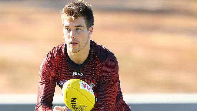 Zach Merrett scored 138 SuperCoach points as captain for this week’s winning team. Picture: Quinn Rooney/Getty Images.