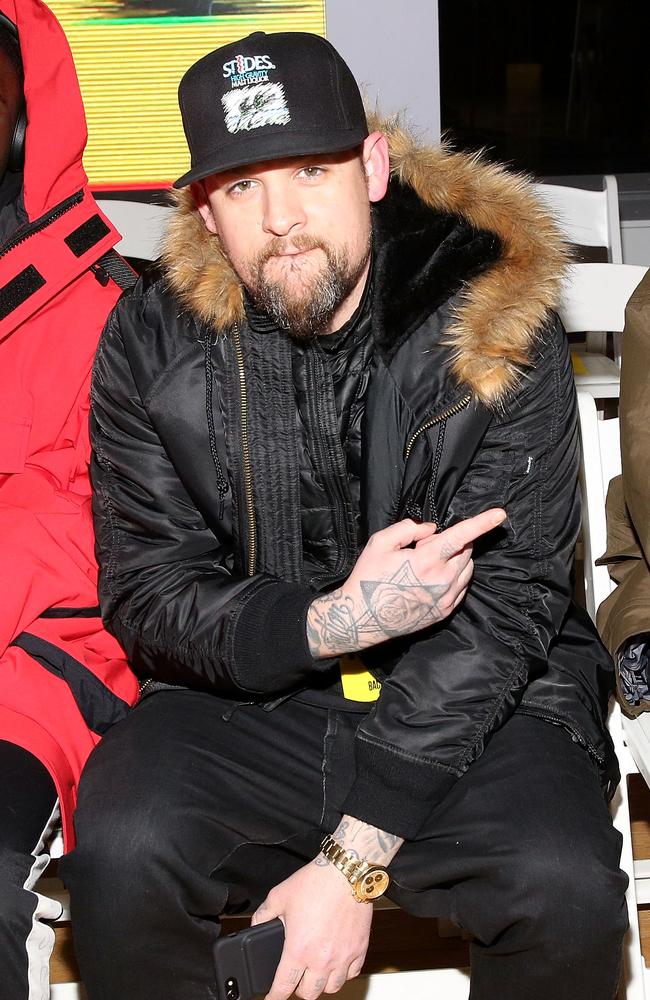 Joel Madden attends VFILES Front Row during New York Fashion Week on February 10, 2017 in New York City. Picture: Getty