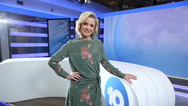 Network Ten Sydney newsreader Sandra Sully - 10’s news share dropped to a meagre 6 per cent this month. Picture: Britta Campion