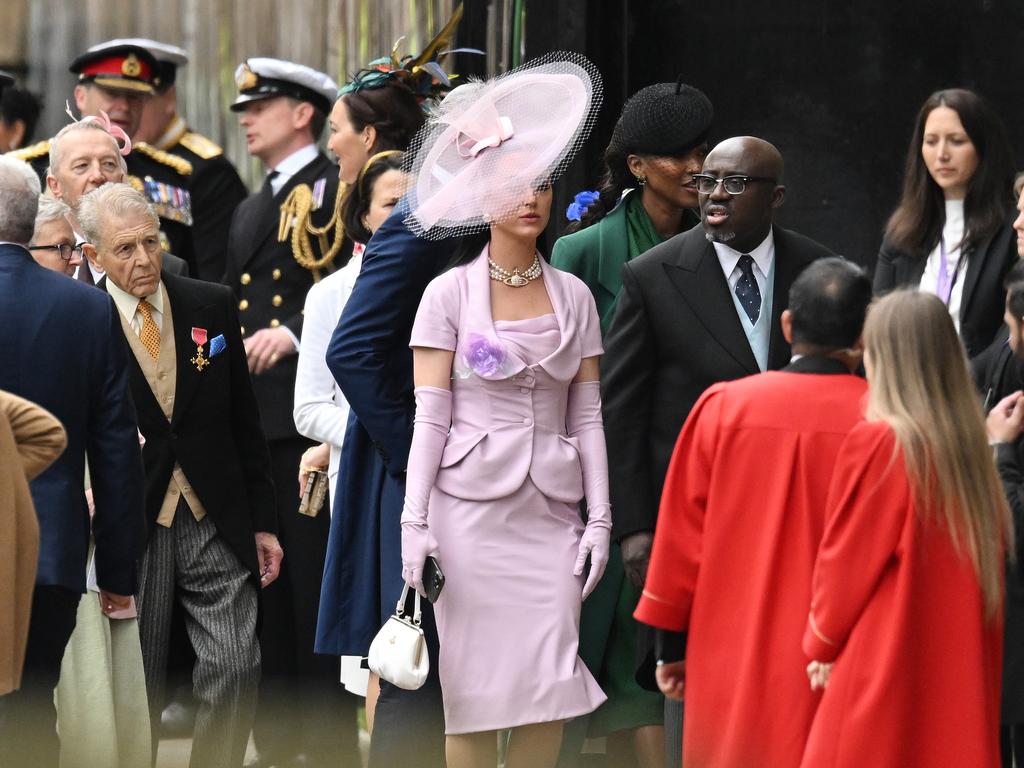 Katy Perry at the Coronation of King Charles III - Entertainment News ...