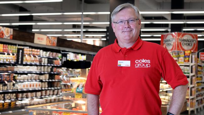 Coles chief Steven Cain says the company’s new digital promotions are a better fit with consumers’ current shopping habits. Picture: Andrew Henshaw