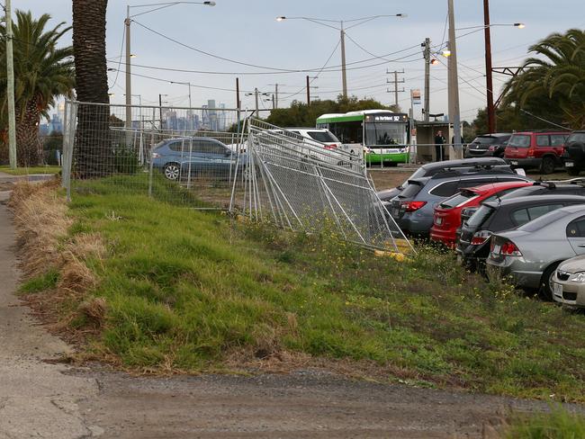 The carpark has become an eyesore. Picture: George Salpigtidis