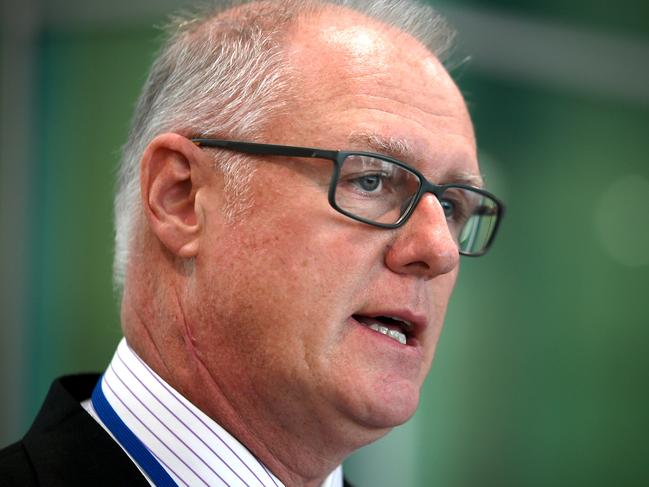 Queensland Health Director General John Wakefield. Picture: AAP