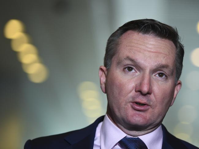 Shadow Treasurer Chris Bowen says Labor has been very clear that it supported the first stage of the cuts. Picture: AAP/Lukas Coch