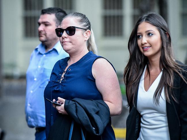 Danielle O’Brien (right) pleaded guilty as part of the case. Picture: Brendan Esposito