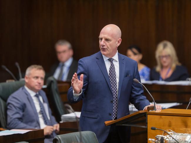 REINVIGORATED: Premier Peter Gutwein on the first day of parliament last week. Picture: RICHARD JUPE