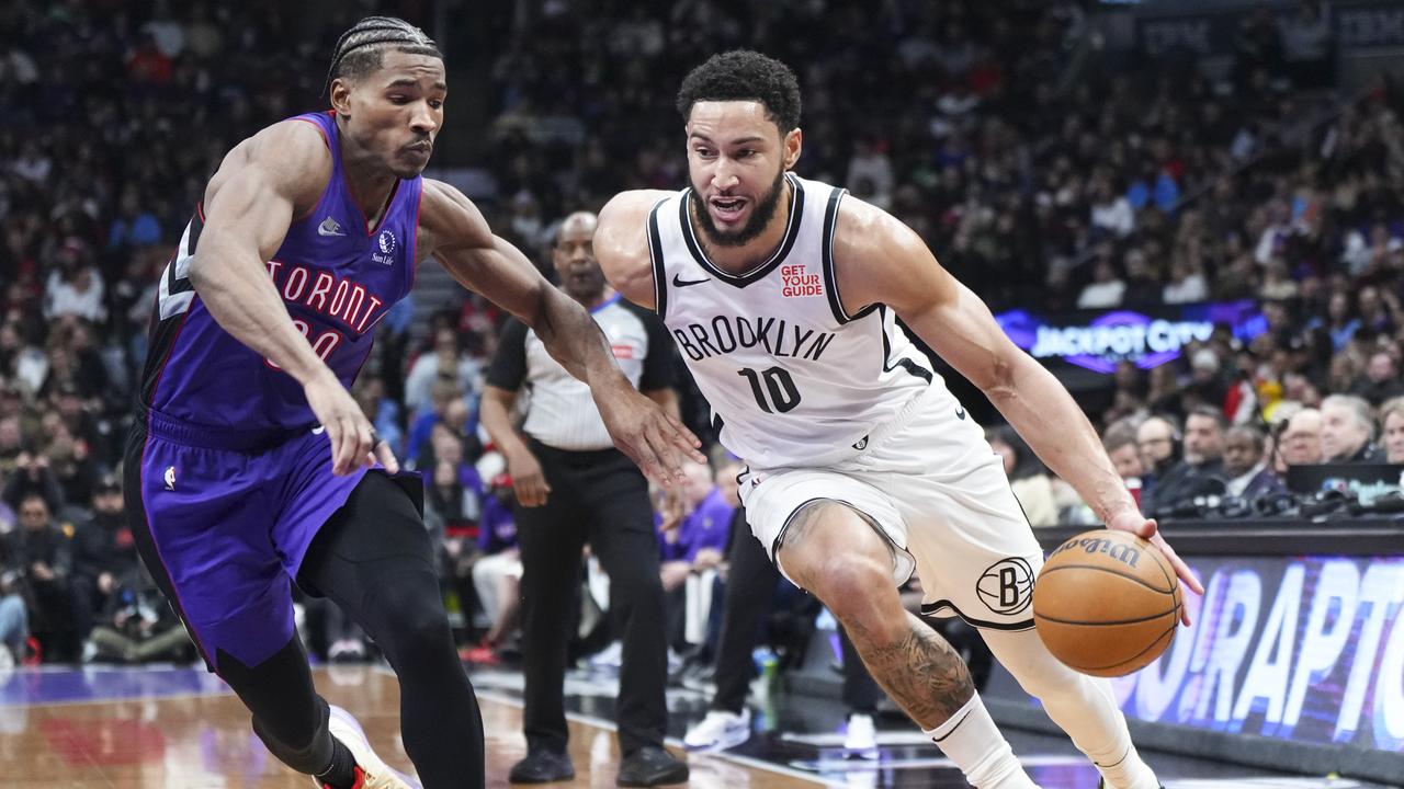 Ben was on a roll against the Raptors. (Photo by Mark Blinch/Getty Images)