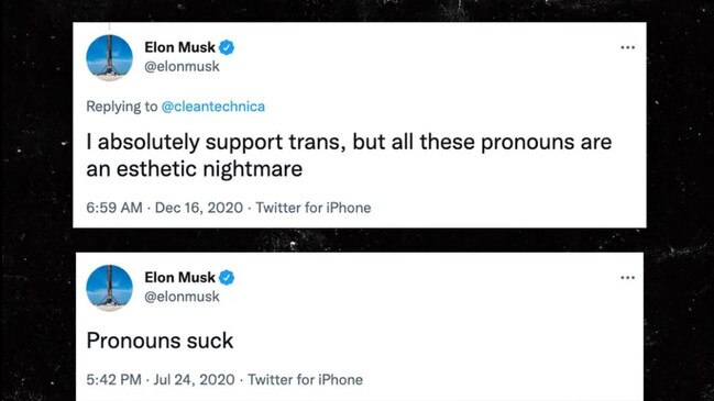 Elon Musk on Twitter in December 2020