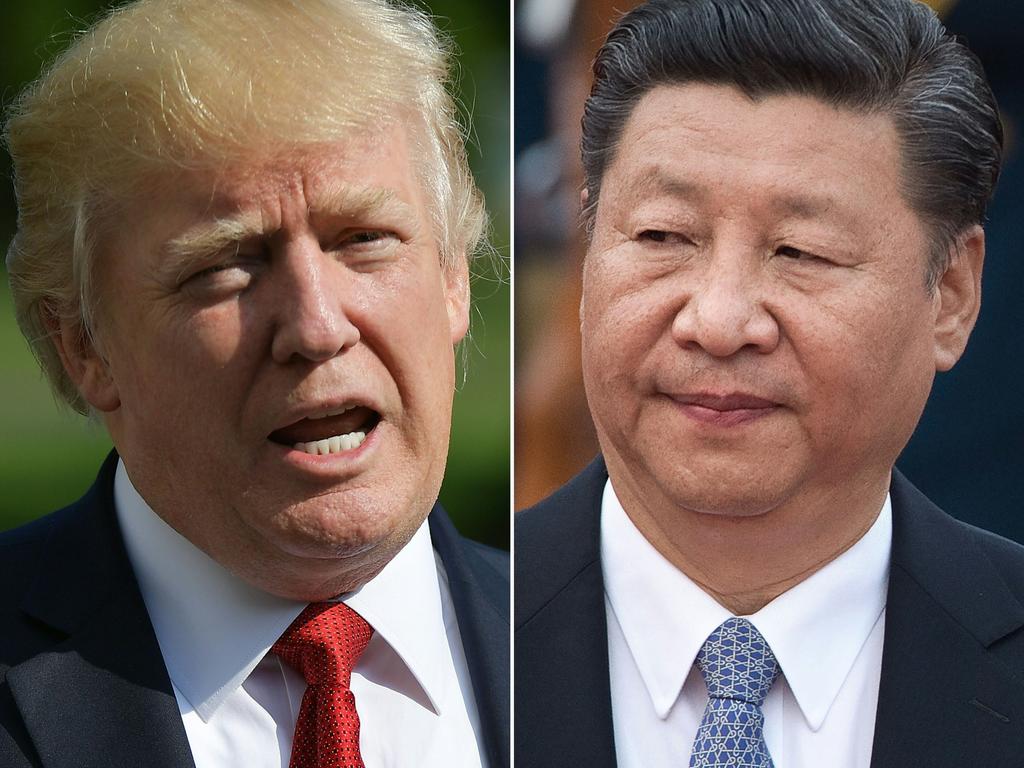 US President Donald Trump and Chinese President Xi Jinping are in the midst of a trade war. Picture: AFP