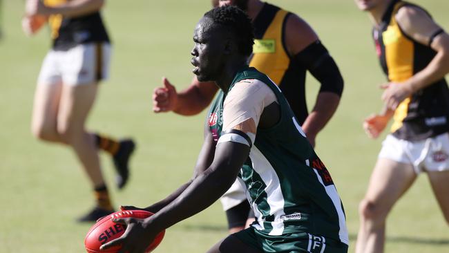 Reuben William played his second game of the season. Picture: Stuart Milligan