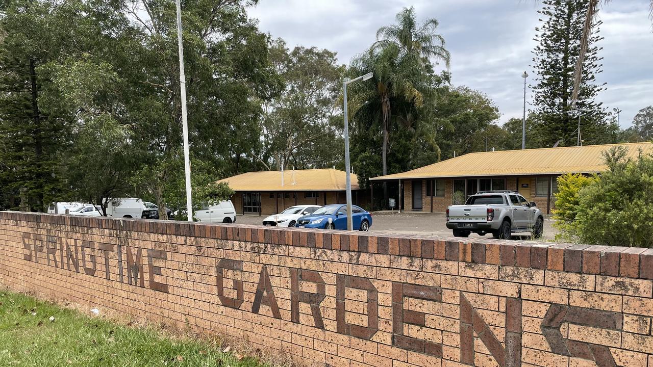 The Daisy Hill caravan park where the five-week-old boy was found unresponsive in June, 2021. Picture: Madeline Grace
