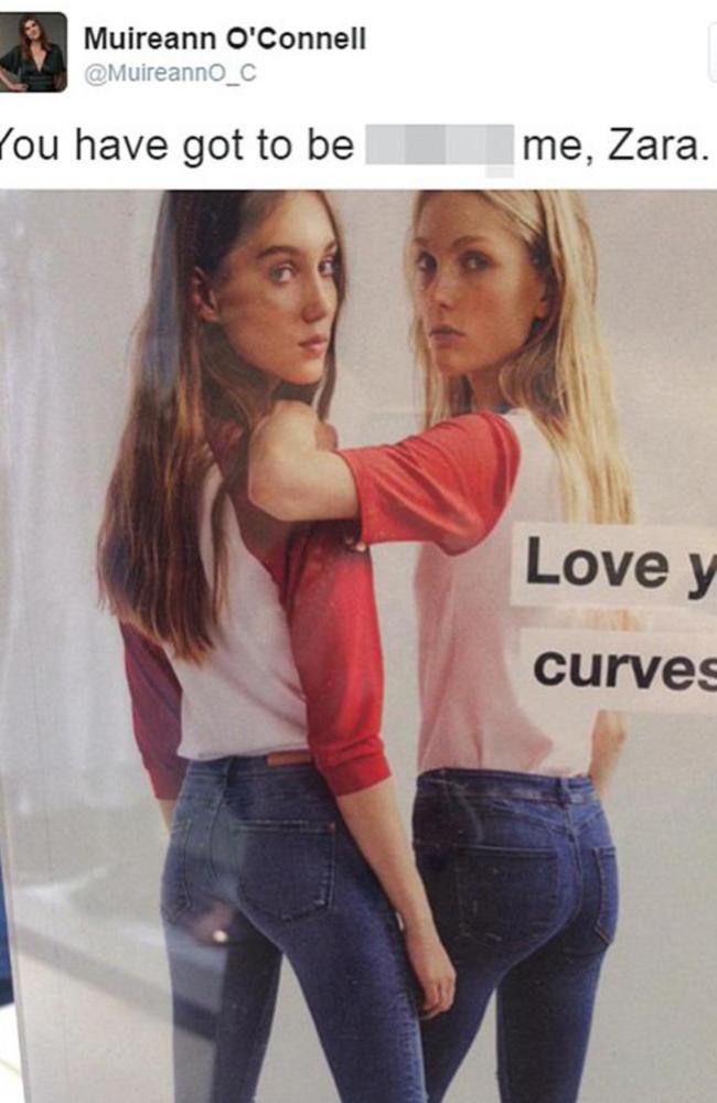 Zara's 'love your curves' campaign results in backlash